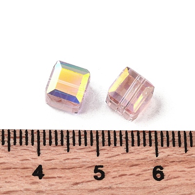 Electroplated Glass Beads X-EGLA-G040-01A-AB02-1