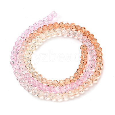 Transparent Painted Glass Beads Strands DGLA-A034-T3mm-A20-1