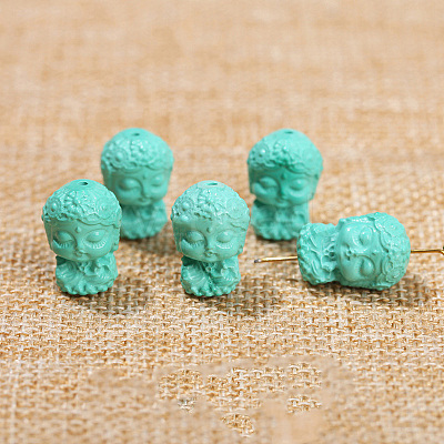 Natural Magnesite Carved Beads PW-WG81647-12-1