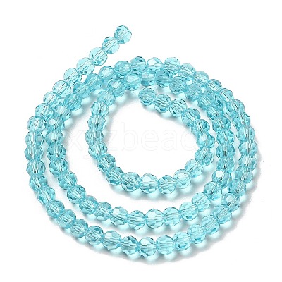 Transparent Glass Beads EGLA-A035-T4mm-D08-1
