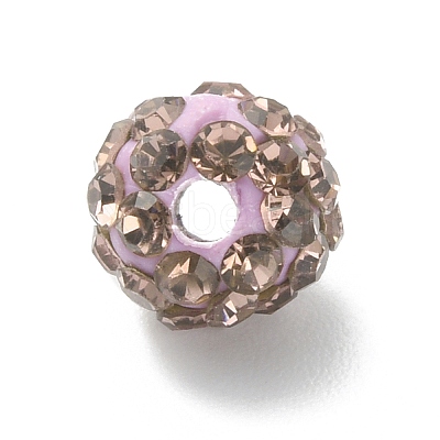 Rhinestone Pave Disco Ball Beads RB-TAC0002-02B-10-1