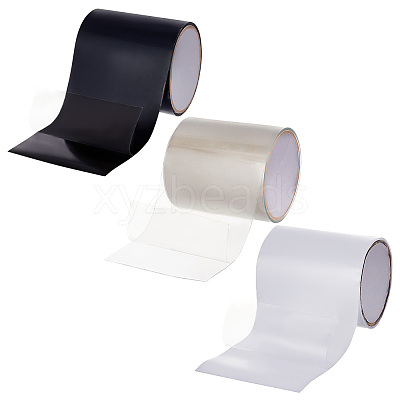 AHADEMAKER 3 Rolls 3 Colors PVC Waterproof Repair Adhesive Tape AJEW-GA0004-81-1
