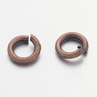 Brass Open Jump Rings JRC5MM-R-1
