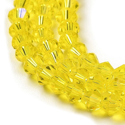 Transparent Electroplate Glass Beads Strands EGLA-A039-T3mm-L21-1