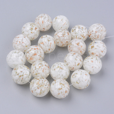 Handmade Gold Sand Lampwork Beads LAMP-S194-008C-04-1