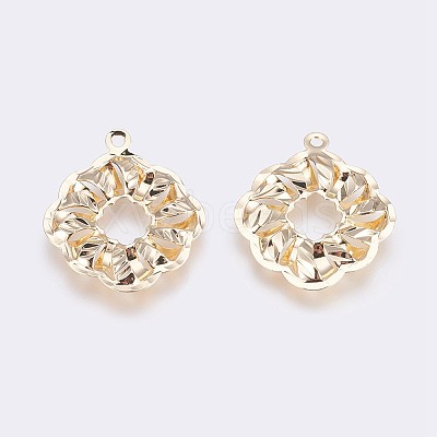 Brass Pendants KK-I622-06G-B-NF-1