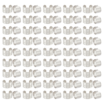 200Pcs 304 Stainless Steel Ear Cuff Findings FIND-DC0002-20-1