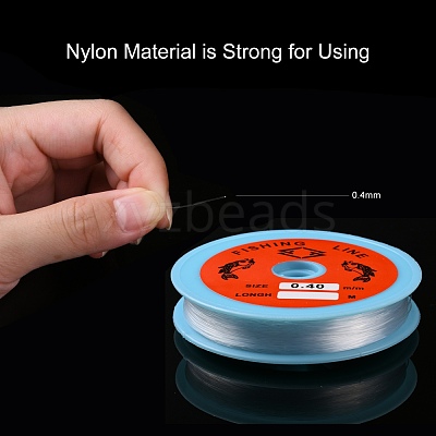 Transparent Fishing Thread Nylon Wire EC-L001-0.4mm-01-1