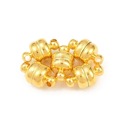 Brass Magnetic Clasps with Loops X-KK-H361-G-1