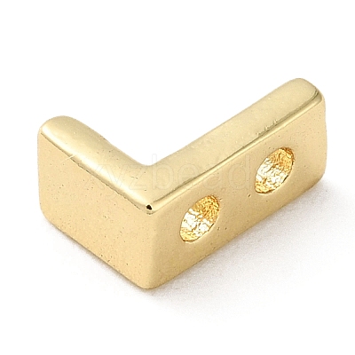 Rack Plating Brass Slide Charms KK-M254-15G-L-1