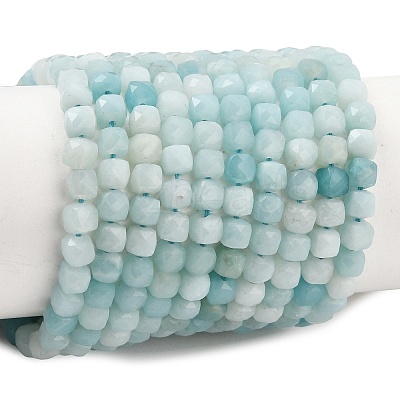 Natural Flower Amazonite Beads Strands GG-CBA0C5B-A02-1