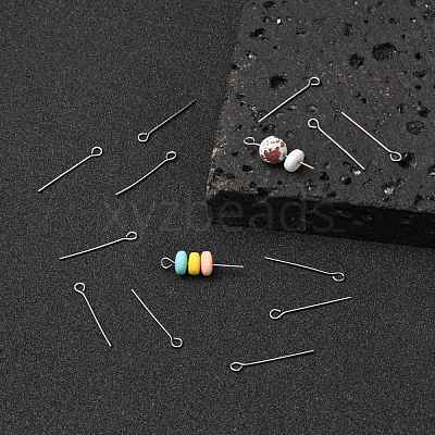 Non-Tarnish 304 Stainless Steel Eye Pin X-STAS-R045-25mm-1