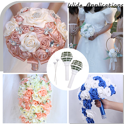 2Pcs Plastic Bridal Bouquet Holder FIND-SP0005-59-1