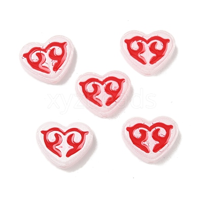 Dyed & Heated Baking Paint Glass Beads LAMP-D004-02G-1