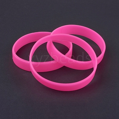 Silicone Wristbands Bracelets BJEW-J176-18-1