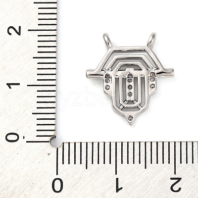 Brass Micro Pave Cubic Zirconia Pendants KK-K339-10A-02-1