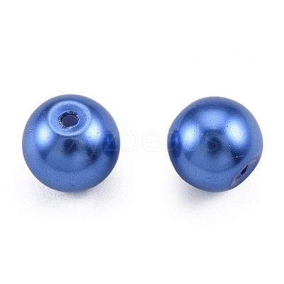 3 Colors Glass Pearl Beads GLAA-T024-10-1