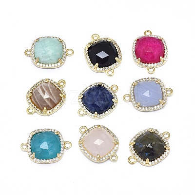 Natural & Synthetic Gemstone Links connectors G-L514-019-1