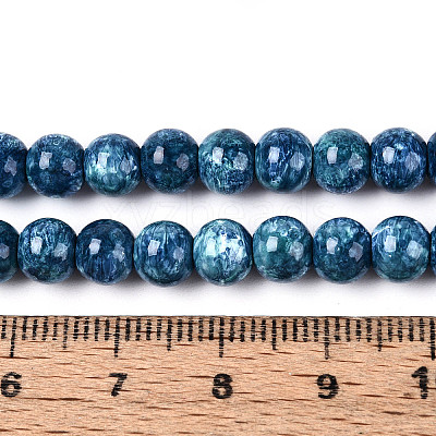 Baking Paint Glass Beads Strands X-DGLA-N016-6mm-10-1