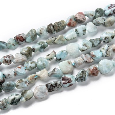 Natural Larimar Beads Strands G-G018-19-1