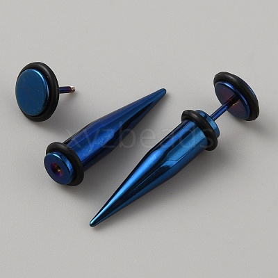 Stainless Steel Ear Taper Stretcher EJEW-WH0014-31B-BL-1
