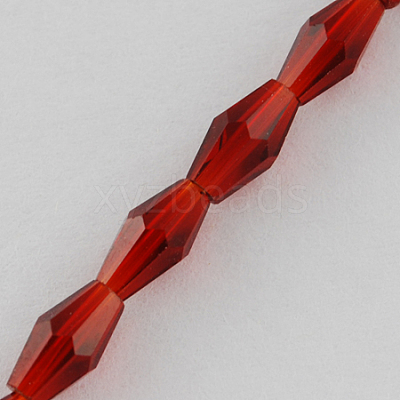 Glass Beads Strands GLAA-R026-8x4mm-08-1