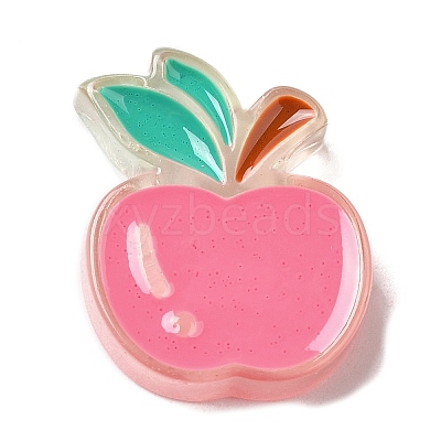 Translucent Resin Cabochons RESI-H147-01B-1