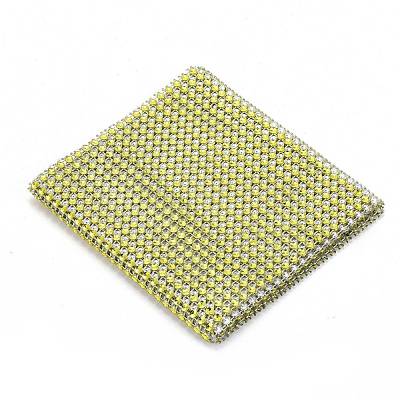 24 Rows Plastic Diamond Mesh Wrap Roll DIY-L049-05H-1