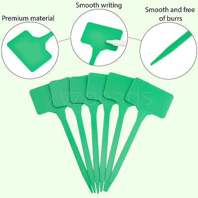 50Pcs Plastic Plant Labels FIND-SP0005-64D-1