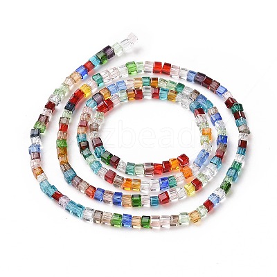 Transparent Glass Bead Strands X-GLAA-H018-03-1