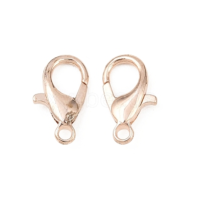 Zinc Alloy Lobster Claw Clasps E102-RG-1
