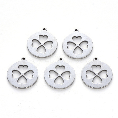 Non-Tarnish 201 Stainless Steel Pendants STAS-N092-12-1