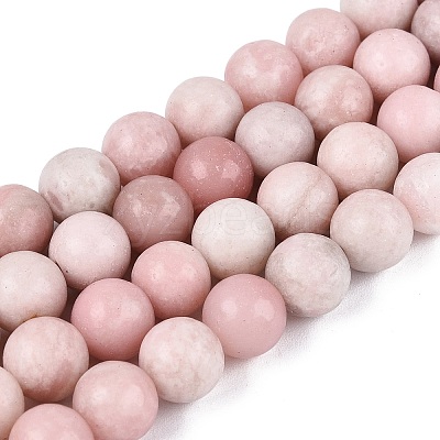 Natural Pink Opal Beads Strands G-N367-01C-01-1