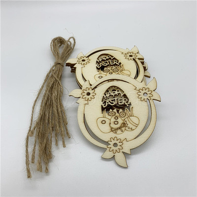Wooden Cutouts Ornaments WOOD-TAC0003-70-1