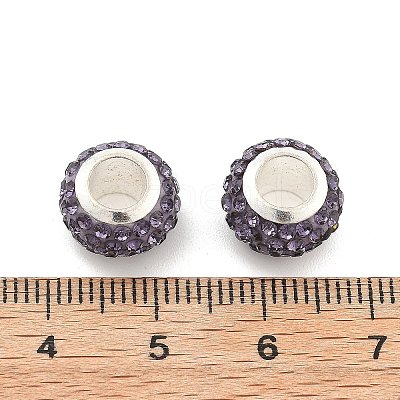 Rondelle Polymer Clay European Beads FIND-U001-01P-1