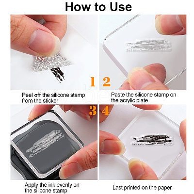 Custom PVC Plastic Clear Stamps DIY-WH0618-0120-1
