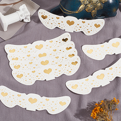 10Pcs Transfer Sticker Proof Removable Temporary Tattoos Stickers DIY-SP0003-65A-06-1