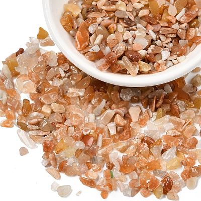 Natural Red Aventurine Chip Beads X-G-O103-01-1