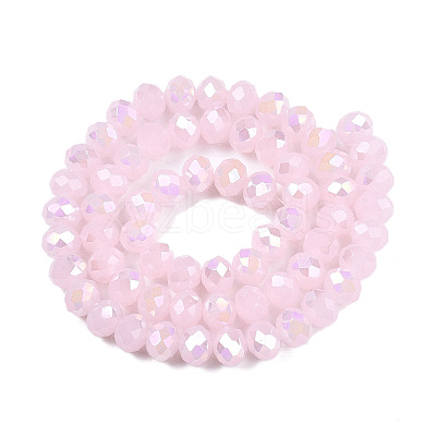 Electroplate Glass Beads Strands LS-EGLA-A044-J8mm-B02-1