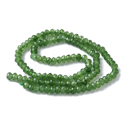Dyed Natural Malaysia Jade Rondelle Beads Strands X-G-E316-2x4mm-57-1