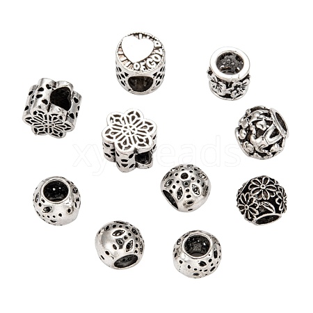 Alloy European Beads MPDL-S066-048-1