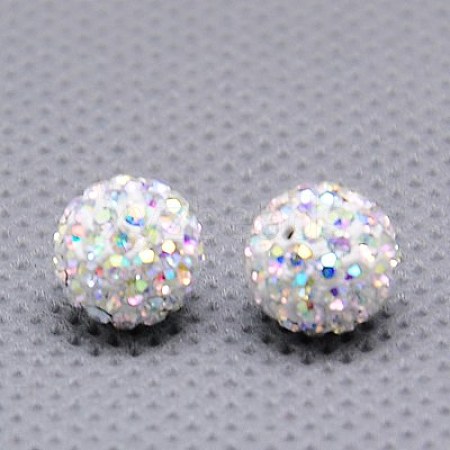 Czech Glass Rhinestones Beads LS-RB-E482-8mm-101-1