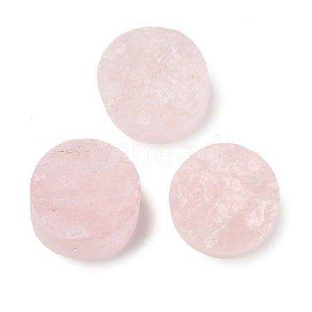 Natural Rose Quartz Cabochons G-K338-39C-02-1