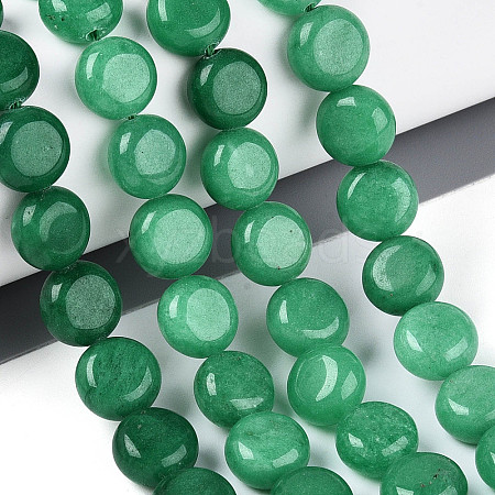 Dyed Natural White Jade Beads Strands G-T143-16G-1