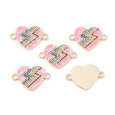 Alloy Colorful Enamel Connector Charms ENAM-CJC0019-01I-1