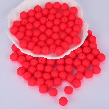 Round Silicone Focal Beads LS-SI-JX0046A-03-1