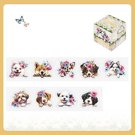 Dog Paper Stickers DIY-M071-03F-1