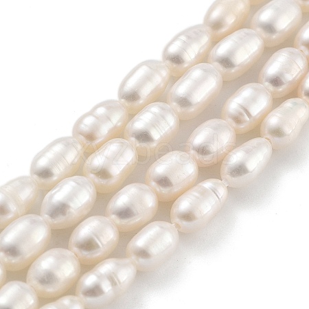 Natural Cultured Freshwater Pearl Beads Strands PEAR-P062-05C-1