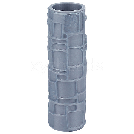 Plastic Handle Clay Texture Roller DIY-WH0699-88C-1