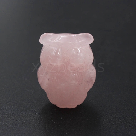 Natural Rose Quartz Carved Figurines Statues for Home Office Desktop Decoration PW-WGA73E9-02-1